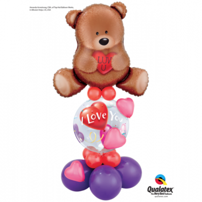 Bear love Bubble design