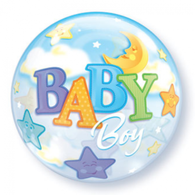 Baby Boy Qualatex Bubble