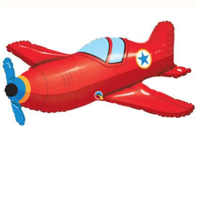 Red Airplane Shape